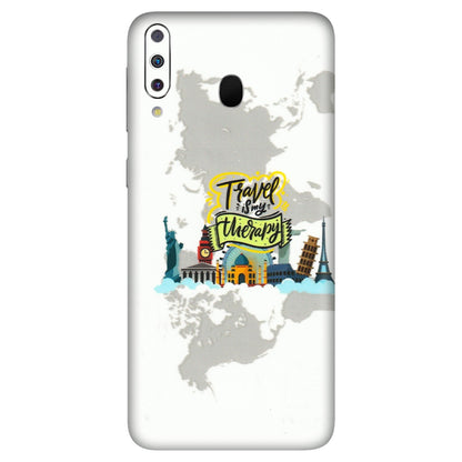 Samsung M/F/Note/Flip and C Phone Skins (All Models) - Travel Therapy - 3D Embossed Finish (L-199) Samsung Galaxy M30