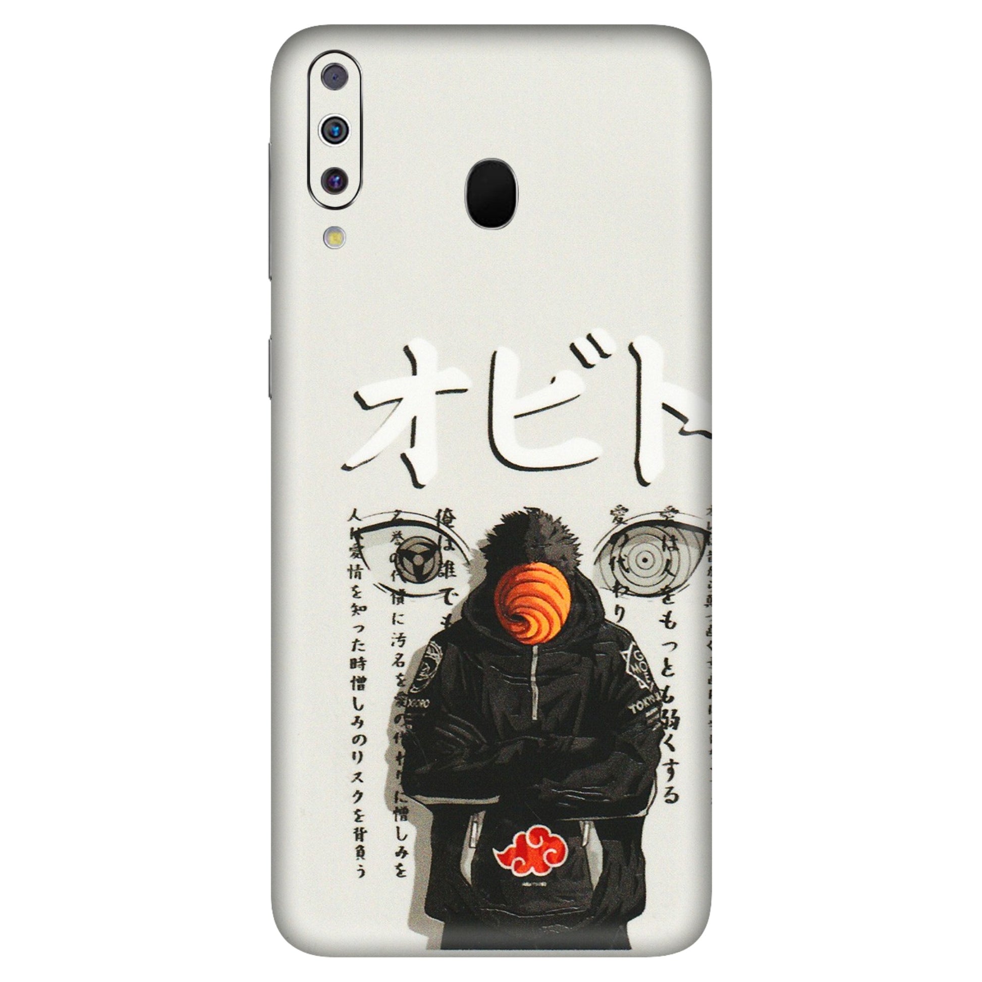 Samsung M/F/Note/Flip and C Phone Skins (All Models) - Obito Anime Eye - 3D Embossed Finish (L-19) Samsung Galaxy M30