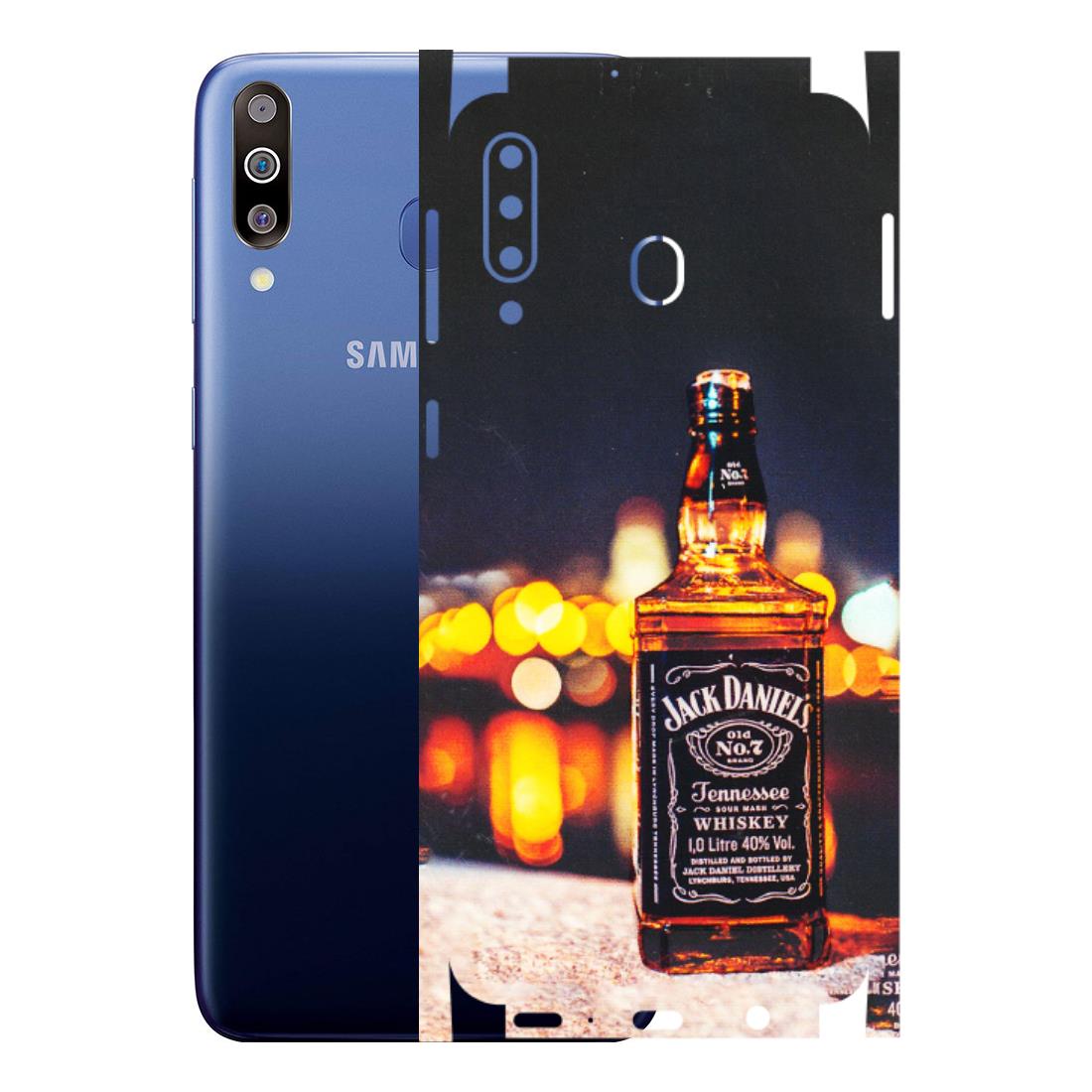 Samsung M/F/Note/Flip and C Phone Skins (All Models) - JD Whiskey Bottle - 3D Embossed Finish (L-20) Samsung Galaxy M30