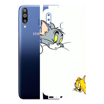 Samsung M/F/Note/Flip and C Phone Skins (All Models) - Cute Tom And Jerry - 3D Embossed Finish (L-220) Samsung Galaxy M30