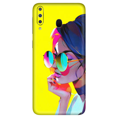 Samsung M/F/Note/Flip and C Phone Skins (All Models) - Bold Stylish Girl - 3D Embossed Finish (L-222) Samsung Galaxy M30