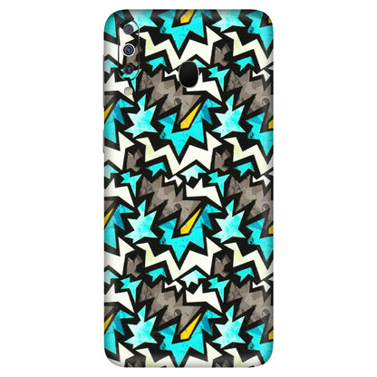 Samsung M/F/Note/Flip and C Phone Skins (All Models) - Funky Zig Zag - 3D Embossed Finish (L-223) Samsung Galaxy M30