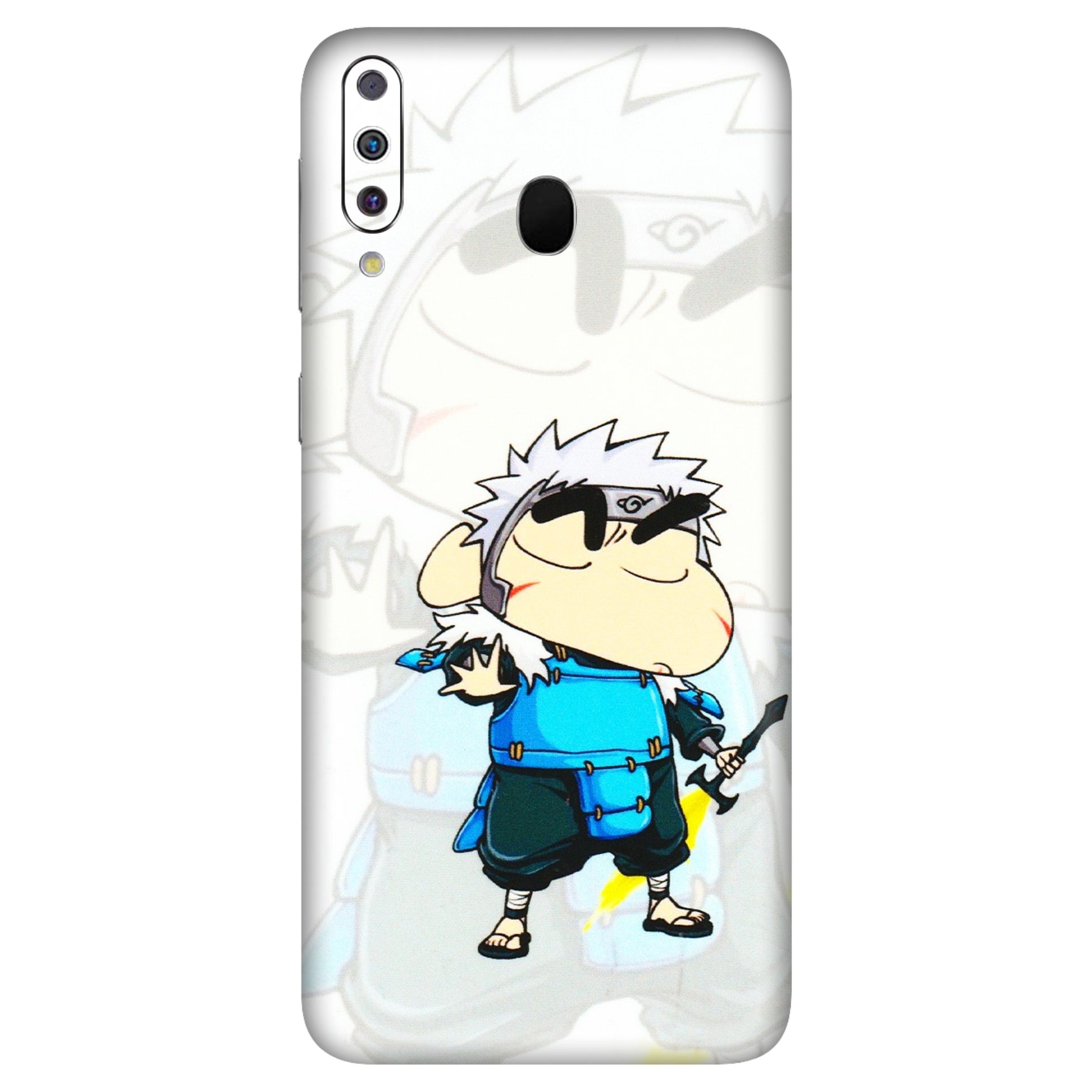 Samsung M/F/Note/Flip and C Phone Skins (All Models) - Angry Young Shinchan - 3D Embossed Finish (L-226) Samsung Galaxy M30