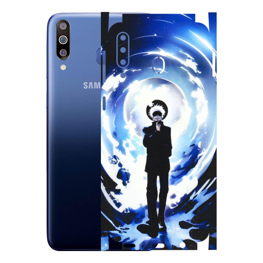 Samsung M/F/Note/Flip and C Phone Skins (All Models) - Satoru Gojo Dark Blue - 3D Embossed Finish (L-235) Samsung Galaxy M30