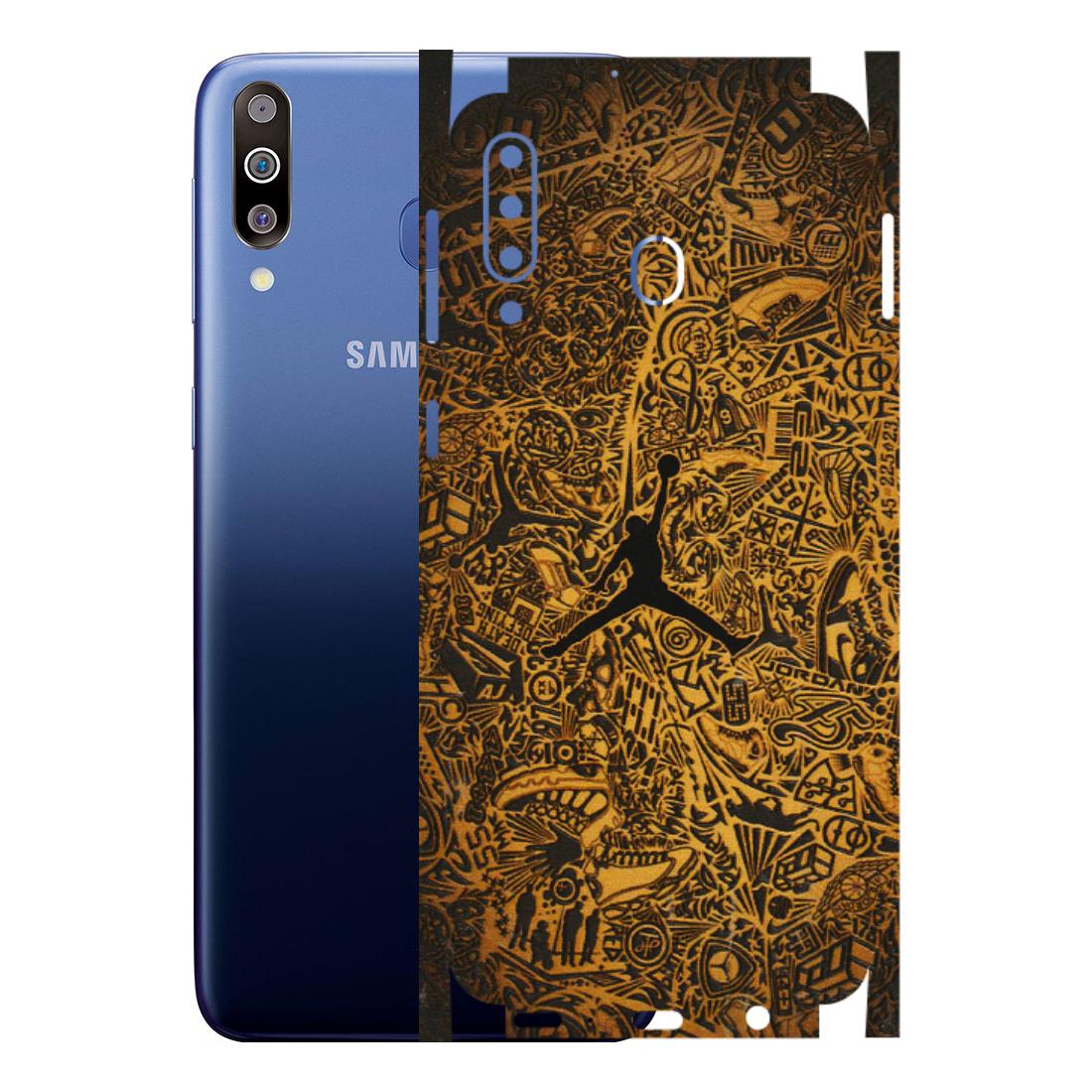 Samsung M/F/Note/Flip and C Phone Skins (All Models) - Premium Gold Basketball Player - 3D Embossed Finish (L-236) Samsung Galaxy M30