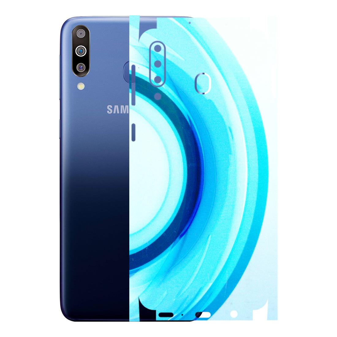 Samsung M/F/Note/Flip and C Phone Skins (All Models) - The Blue Curve - 3D Embossed Finish (L-244) Samsung Galaxy M30
