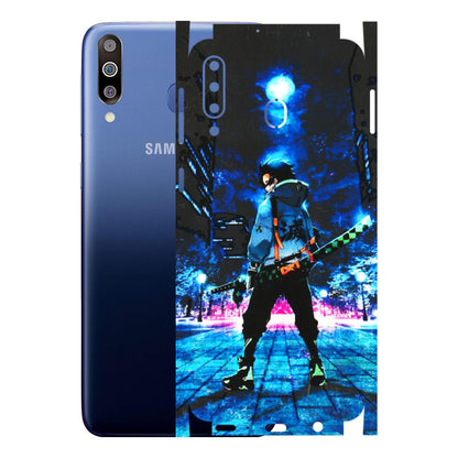 Samsung M/F/Note/Flip and C Phone Skins (All Models) - Demon Slayer Sword - 3D Embossed Finish (L-247) Samsung Galaxy M30