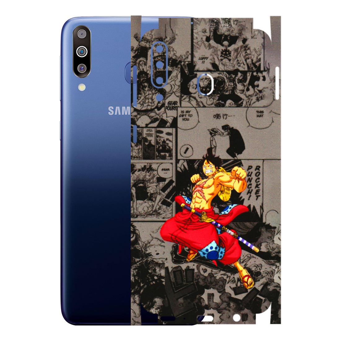 Samsung M/F/Note/Flip and C Phone Skins (All Models) - One Piece Rocket Punch Manga - 3D Embossed Finish (L-25) Samsung Galaxy M30