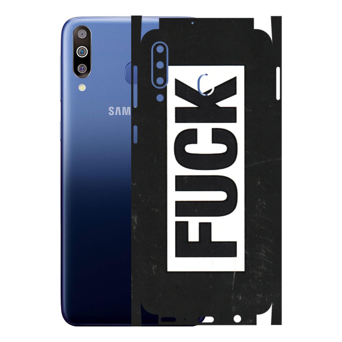 Samsung M/F/Note/Flip and C Phone Skins (All Models) - The F Word - 3D Embossed Finish (L-255) Samsung Galaxy M30