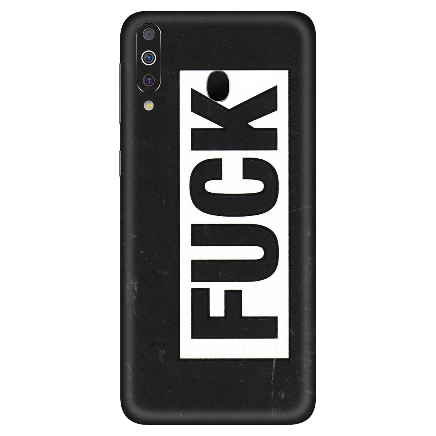 Samsung M/F/Note/Flip and C Phone Skins (All Models) - The F Word - 3D Embossed Finish (L-255) Samsung Galaxy M30
