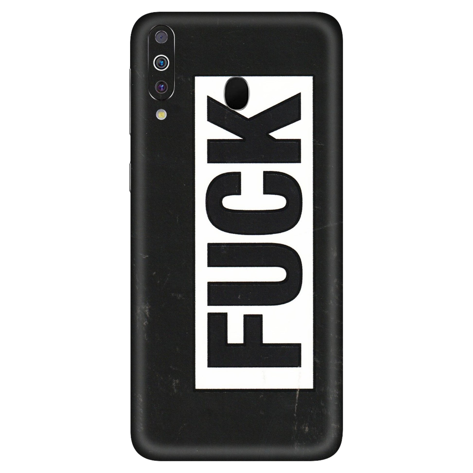 Samsung M/F/Note/Flip and C Phone Skins (All Models) - The F Word - 3D Embossed Finish (L-255) Samsung Galaxy M30