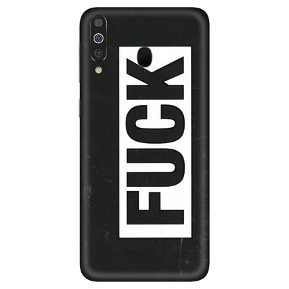 Samsung M/F/Note/Flip and C Phone Skins (All Models) - The F Word - 3D Embossed Finish (L-255) Samsung Galaxy M30