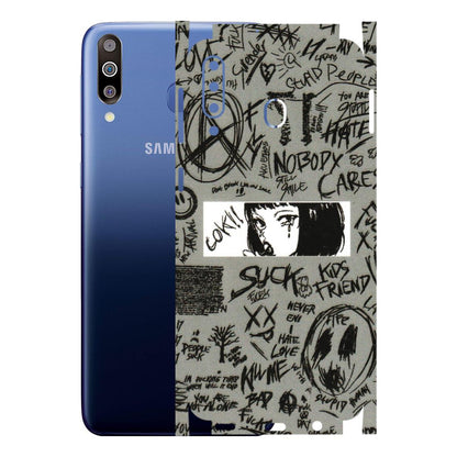 Samsung M/F/Note/Flip and C Phone Skins (All Models) - Never Have Love Anime - 3D Embossed Finish (L-260) Samsung Galaxy M30