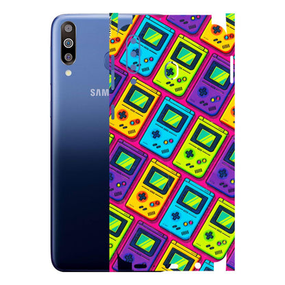Samsung M/F/Note/Flip and C Phone Skins (All Models) - Gameboy Colourful - 3D Embossed Finish (L-266) Samsung Galaxy M30