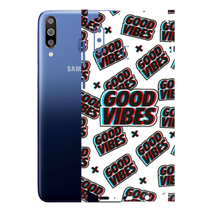 Samsung M/F/Note/Flip and C Phone Skins (All Models) - Good Vibes - 3D Embossed Finish (L-282) Samsung Galaxy M30