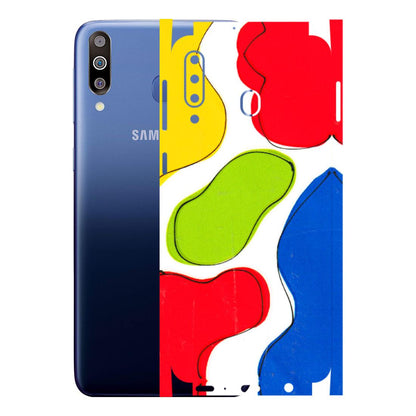 Samsung M/F/Note/Flip and C Phone Skins (All Models) - RGB Colour Paint - 3D Embossed Finish (L-284) Samsung Galaxy M30