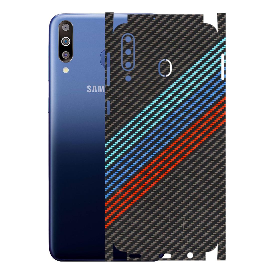 Samsung M/F/Note/Flip and C Phone Skins (All Models) - Carbon BM - 3D Embossed Finish (L-302) Samsung Galaxy M30
