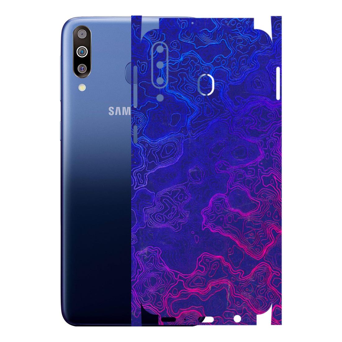 Samsung M/F/Note/Flip and C Phone Skins (All Models) - Purple Ripples Swirl - 3D Embossed Finish (L-314) Samsung Galaxy M30