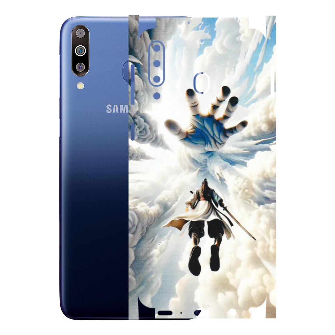 Samsung M/F/Note/Flip and C Phone Skins (All Models) - Big Hand With Monkey King - 3D Embossed Finish (L-323) Samsung Galaxy M30