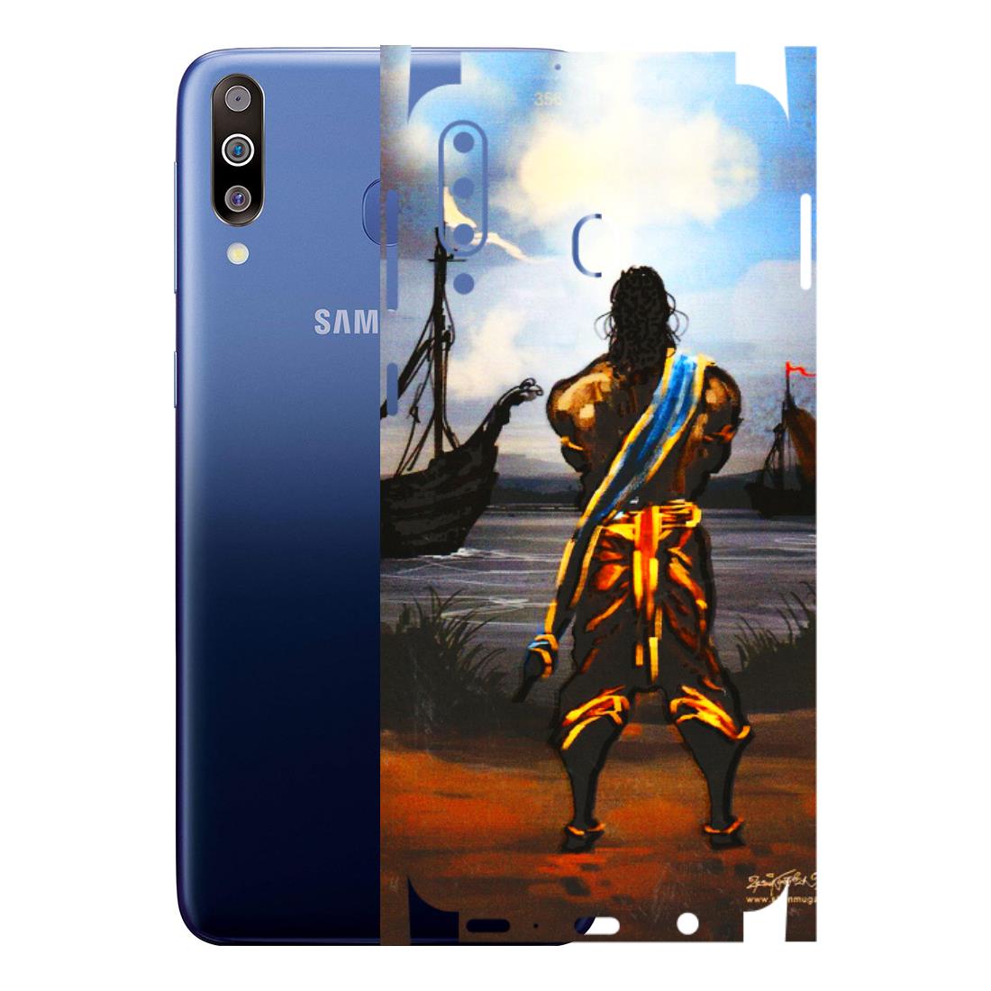 Samsung M/F/Note/Flip and C Phone Skins (All Models) - Heavenly God Figure - 3D Embossed Finish (L-34) Samsung Galaxy M30