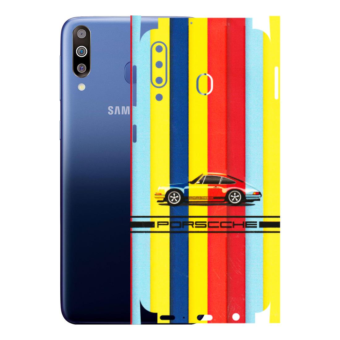 Samsung M/F/Note/Flip and C Phone Skins (All Models) - Multicolour Porche - 3D Embossed Finish (L-39) Samsung Galaxy M30