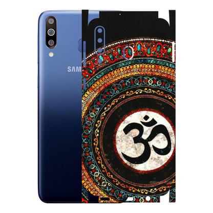 Samsung M/F/Note/Flip and C Phone Skins (All Models) - Aum Chant Abstract - 3D Embossed Finish (L-42) Samsung Galaxy M30