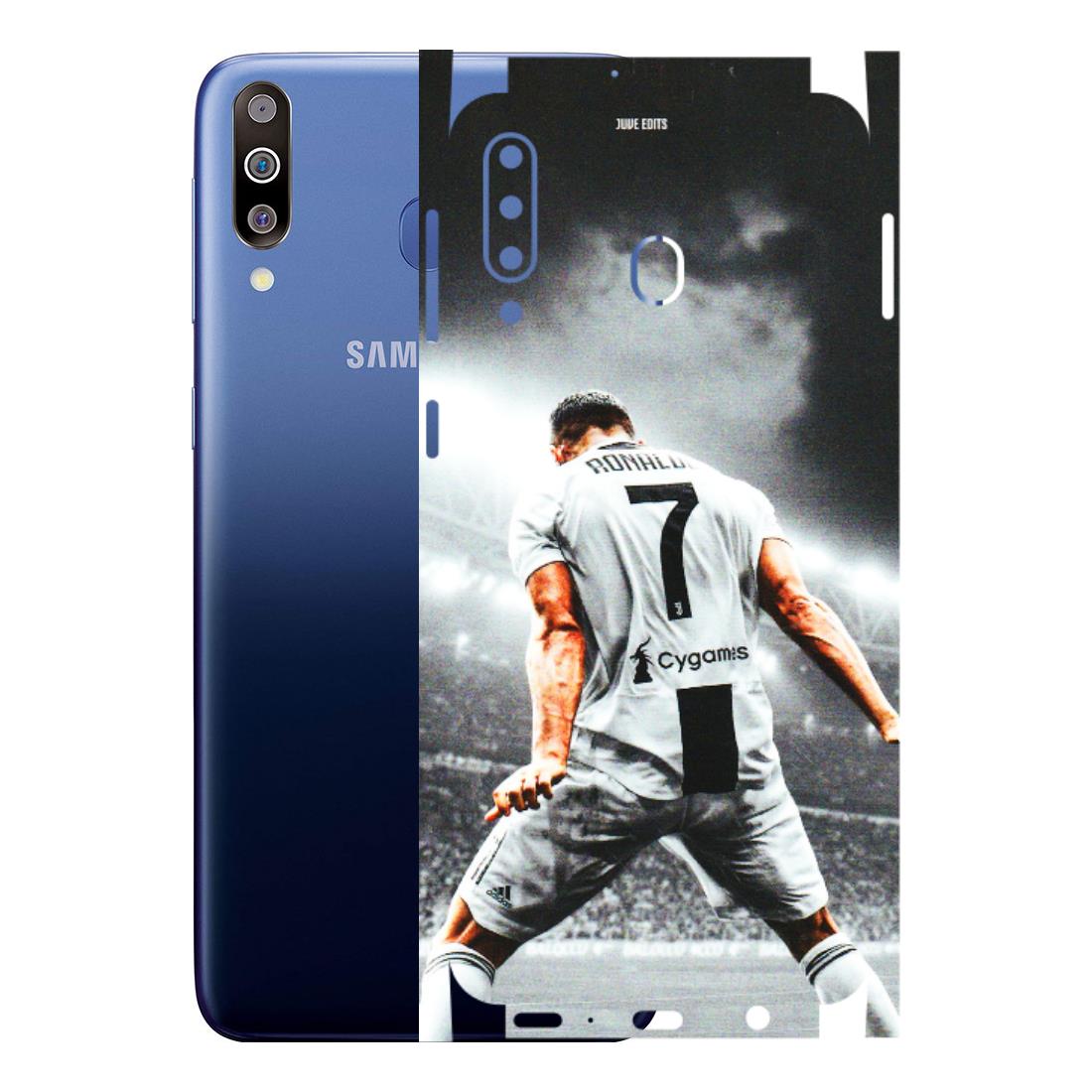 Samsung M/F/Note/Flip and C Phone Skins (All Models) - Ronaldo CR7 Crazy - 3D Embossed Finish (L-44) Samsung Galaxy M30