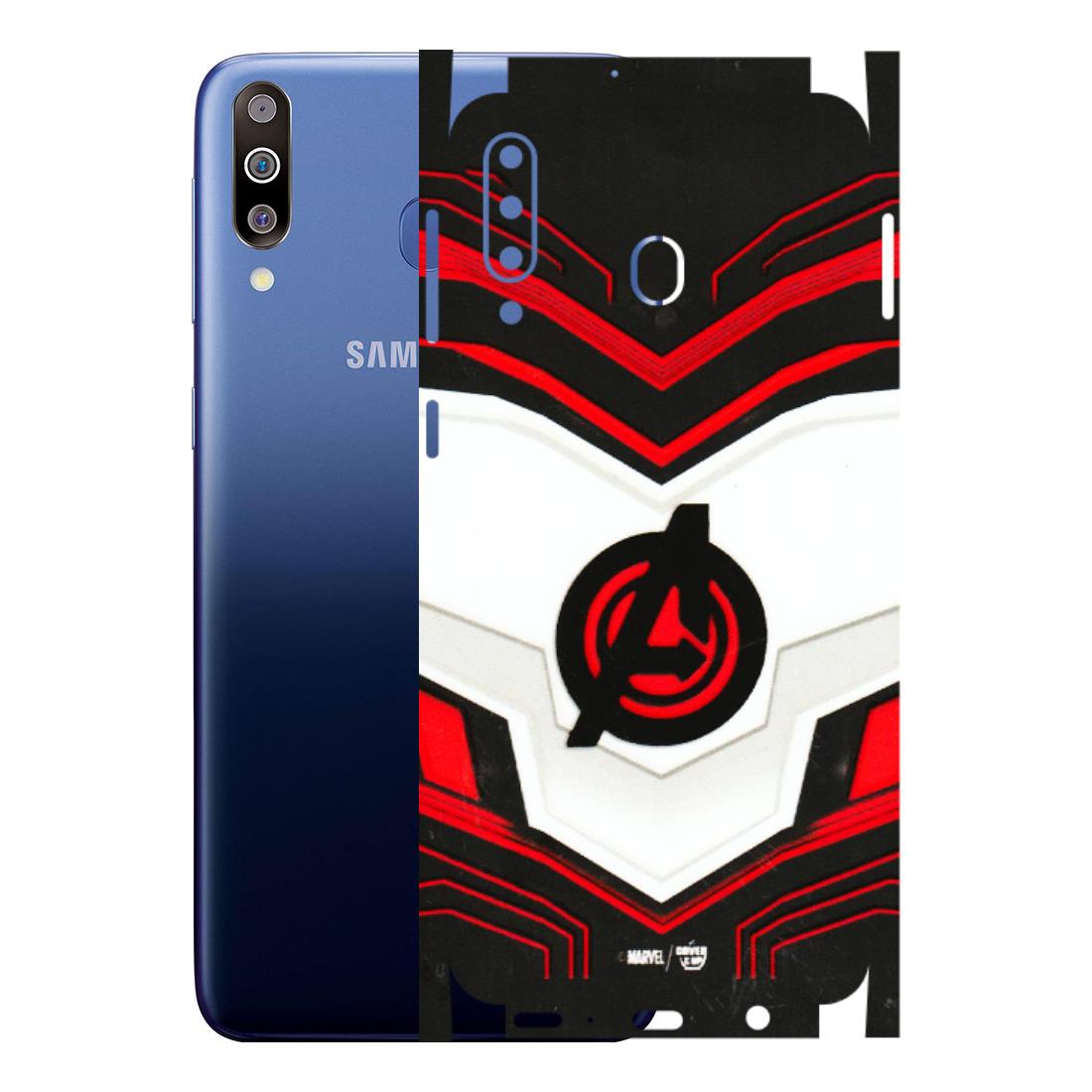 Samsung M/F/Note/Flip and C Phone Skins (All Models) - Avengers Logo - 3D Embossed Finish (L-55) Samsung Galaxy M30