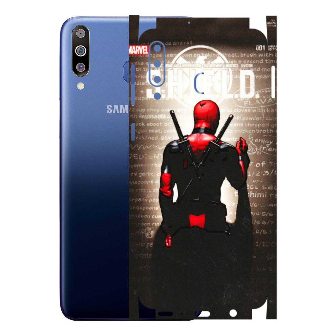 Samsung M/F/Note/Flip and C Phone Skins (All Models) - Deadpool - 3D Embossed Finish (L-56) Samsung Galaxy M30