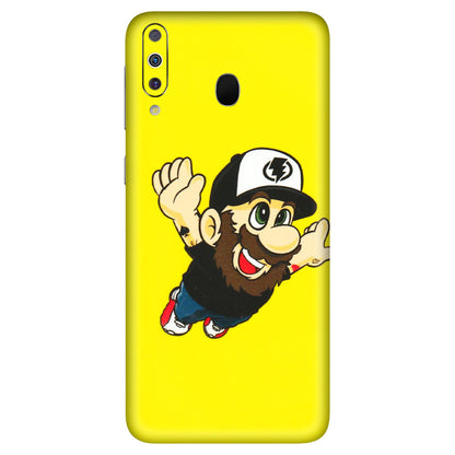 Samsung M/F/Note/Flip and C Phone Skins (All Models) - Flying Beardo - 3D Embossed Finish (L-60) Samsung Galaxy M30