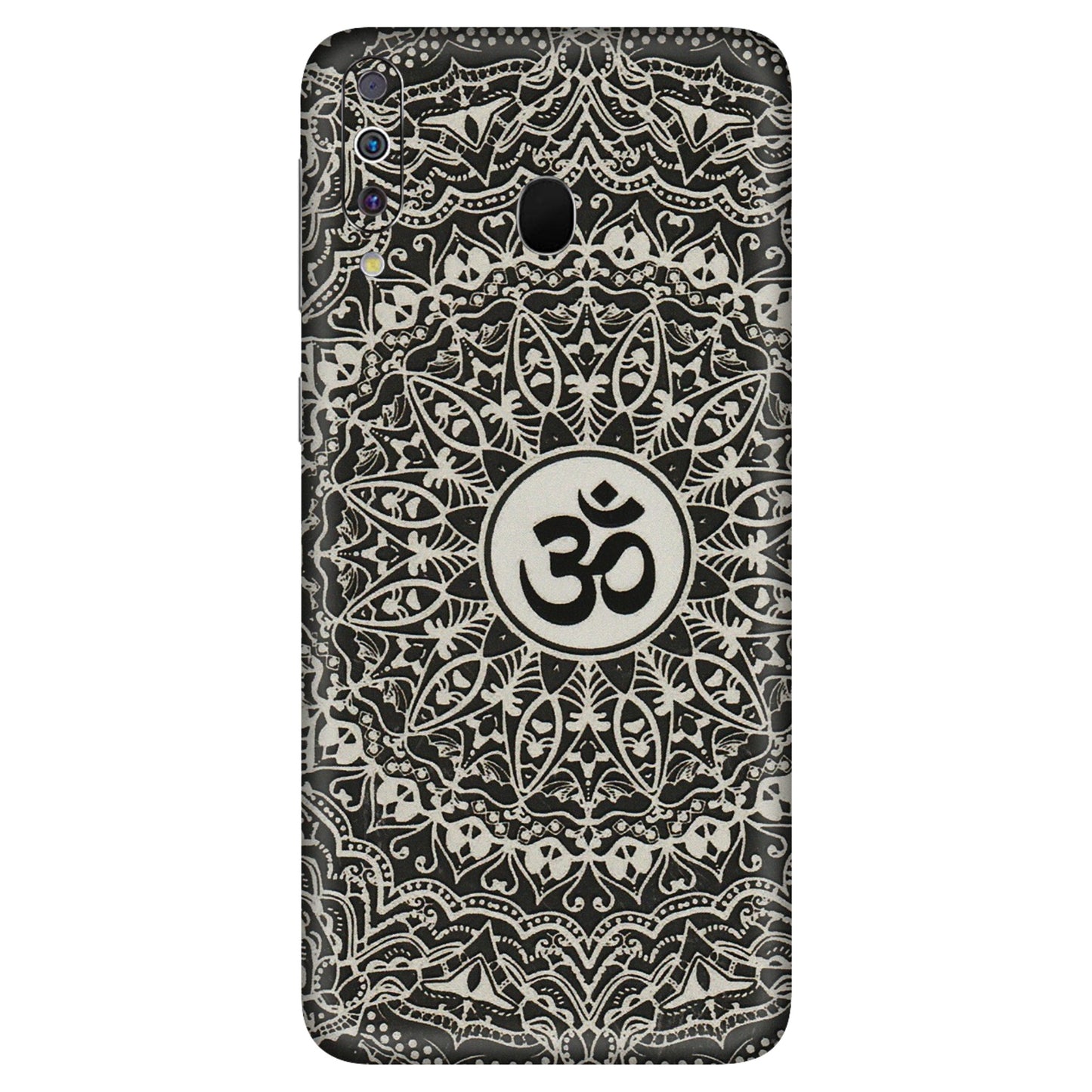 Samsung M/F/Note/Flip and C Phone Skins (All Models) - Aum Elegant Mandala - 3D Embossed Finish (L-62) Samsung Galaxy M30
