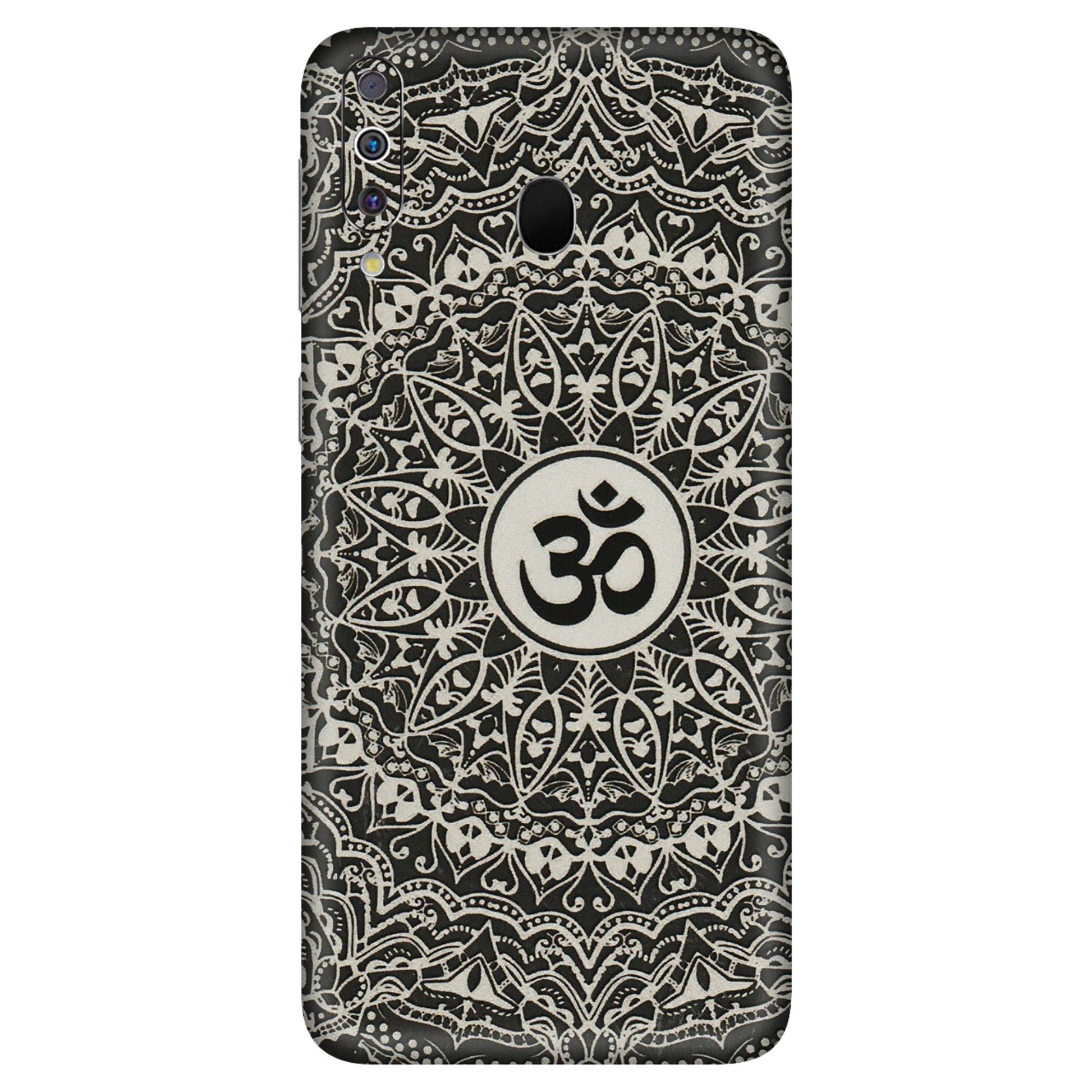 Samsung M/F/Note/Flip and C Phone Skins (All Models) - Aum Elegant Mandala - 3D Embossed Finish (L-62) Samsung Galaxy M30