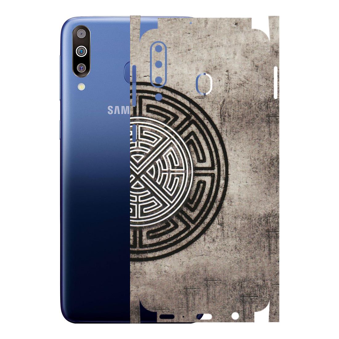 Samsung M/F/Note/Flip and C Phone Skins (All Models) - Mysterious Circular Design - 3D Embossed Finish (L-63) Samsung Galaxy M30