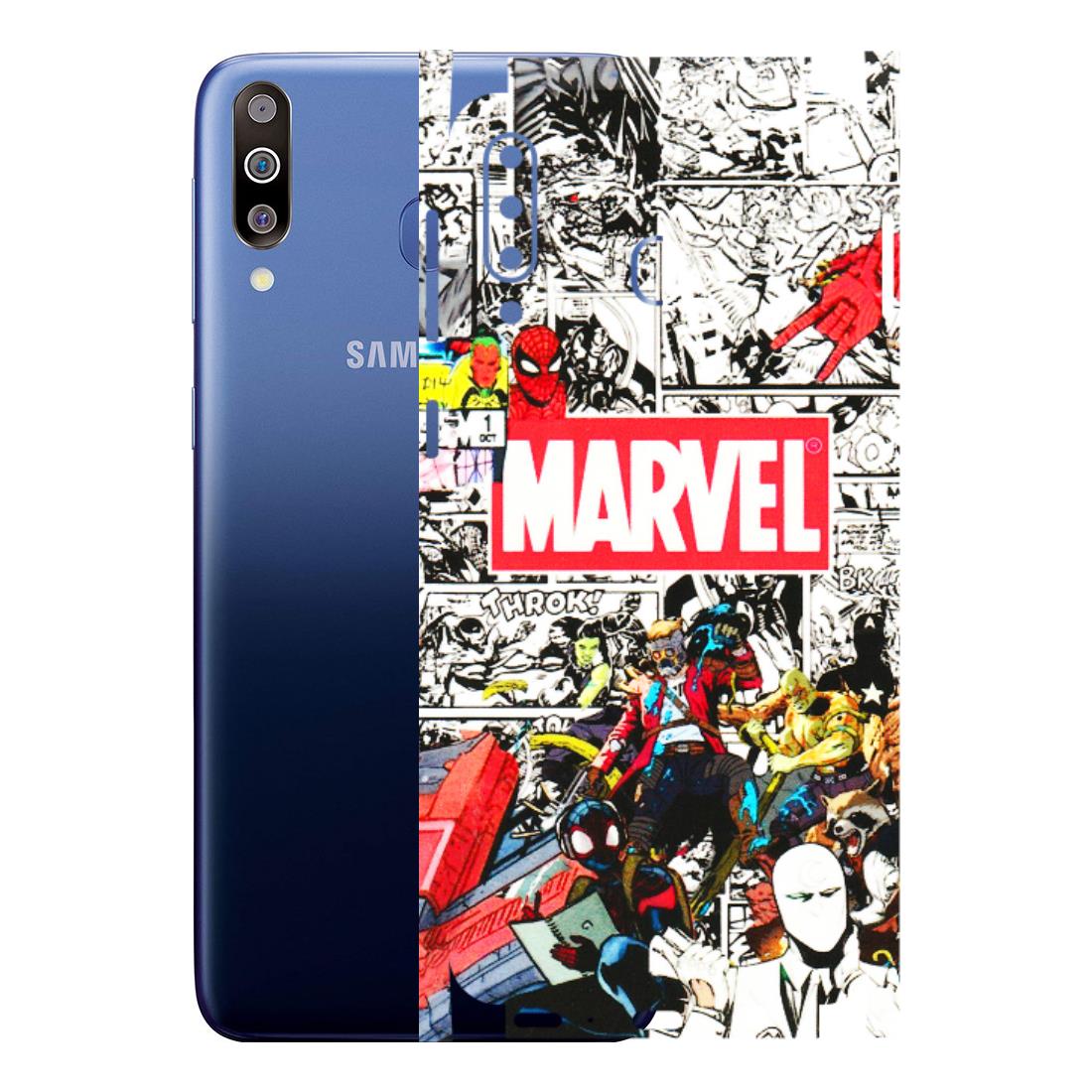 Samsung M/F/Note/Flip and C Phone Skins (All Models) - Marvel Colorful Comic - 3D Embossed Finish (L-64) Samsung Galaxy M30