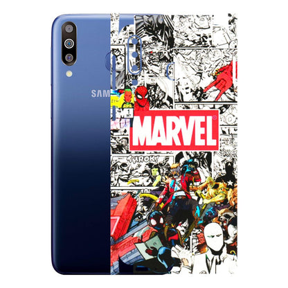 Samsung M/F/Note/Flip and C Phone Skins (All Models) - Marvel Colorful Comic - 3D Embossed Finish (L-64) Samsung Galaxy M30