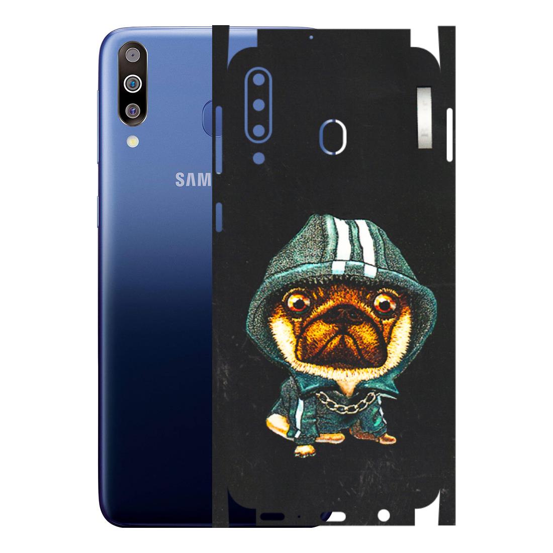 Samsung M/F/Note/Flip and C Phone Skins (All Models) - Puppy N Hoodie - 3D Embossed Finish (L-90) Samsung Galaxy M30
