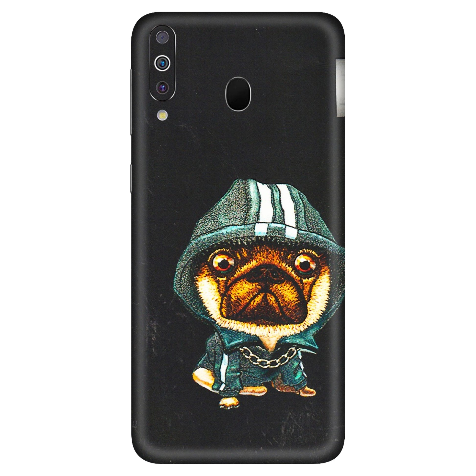 Samsung M/F/Note/Flip and C Phone Skins (All Models) - Puppy N Hoodie - 3D Embossed Finish (L-90) Samsung Galaxy M30