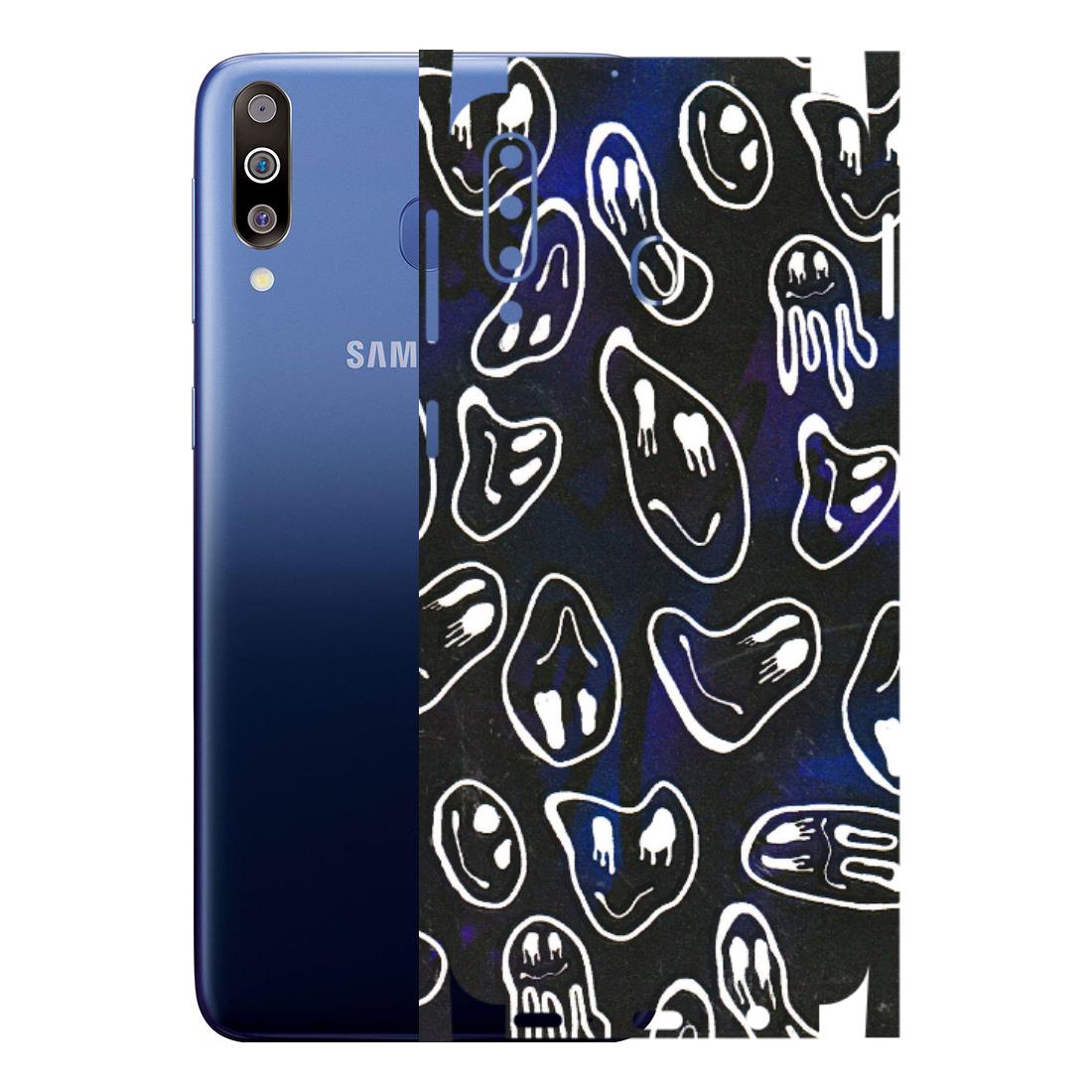 Samsung M/F/Note/Flip and C Phone Skins (All Models) - Distorted Smileys - 3D Embossed Finish (L-92) Samsung Galaxy M30