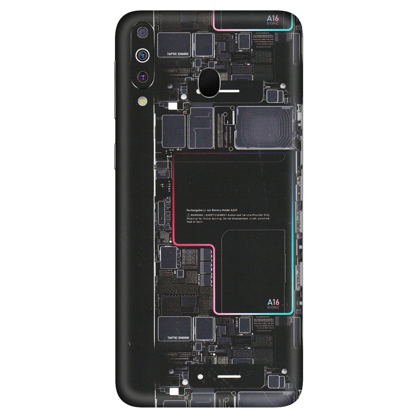 Samsung M/F/Note/Flip and C Phone Skins (All Models) - Motherboard Circuit Layout - Matte Finish (M-117) Samsung Galaxy M30