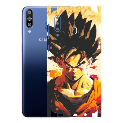 Samsung M/F/Note/Flip and C Phone Skins (All Models) - Angry Goku - Matte Finish (M-12) Samsung Galaxy M30