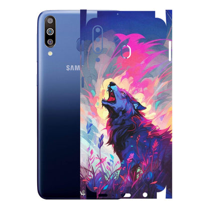 Samsung M/F/Note/Flip and C Phone Skins (All Models) - New Wild Wolf Abstract - Matte Finish (M-125) Samsung Galaxy M30