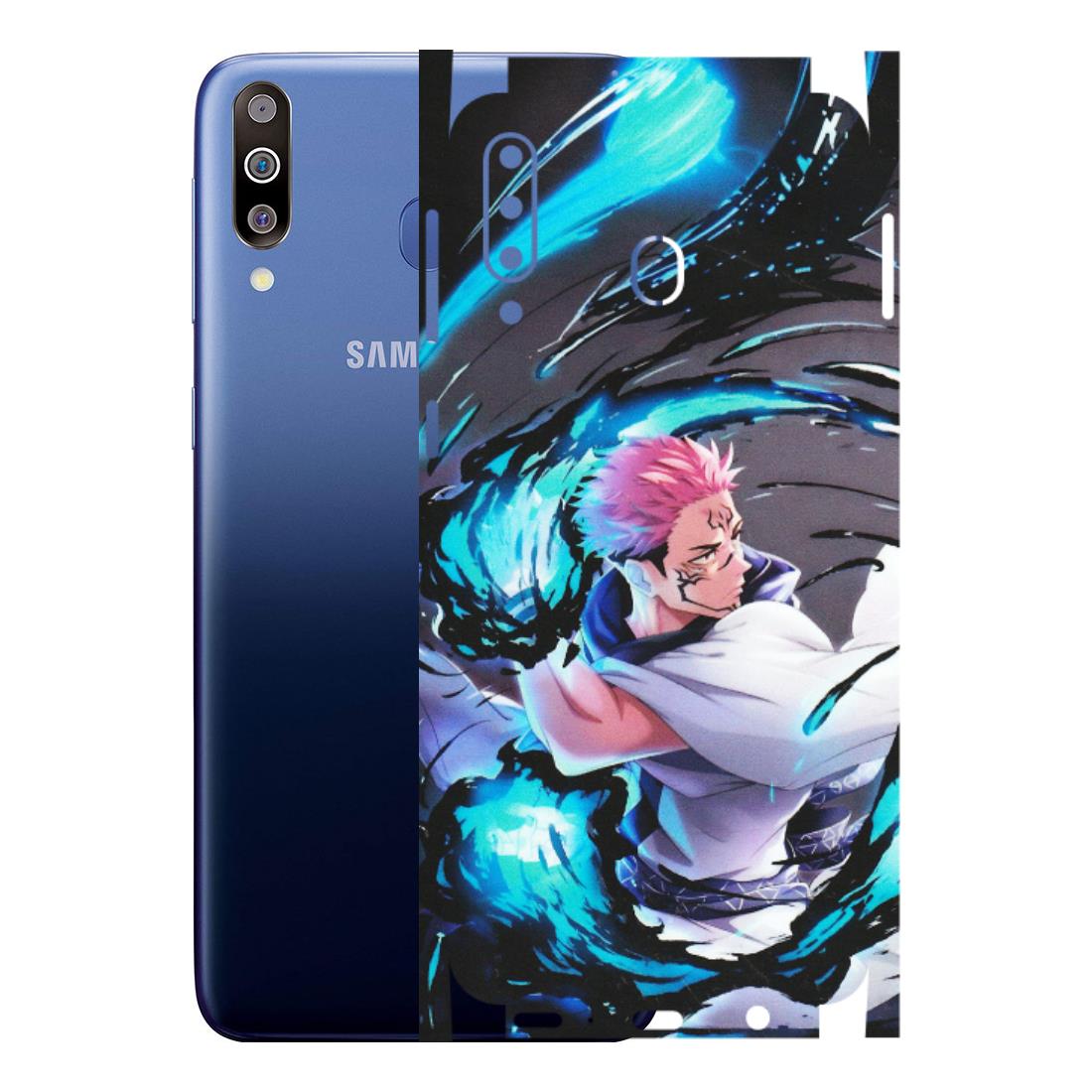 Samsung M/F/Note/Flip and C Phone Skins (All Models) - New Jujutsu Kaisen Grey Blue Anime - Matte Finish (M-127) Samsung Galaxy M30
