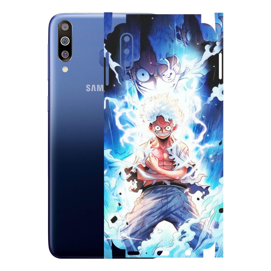 Samsung M/F/Note/Flip and C Phone Skins (All Models) - Blue Thunder Luffy Anime - Matte Finish (M-132) Samsung Galaxy M30