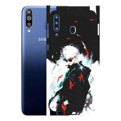 Samsung M/F/Note/Flip and C Phone Skins (All Models) - Gojo Powerful Charater Kaisen Anime - Matte Finish (M-144) Samsung Galaxy M30