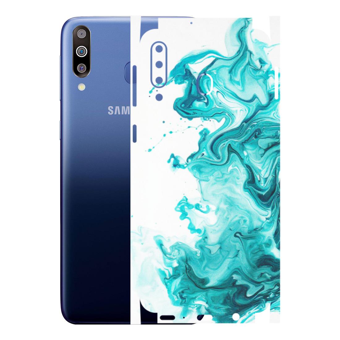 Samsung M/F/Note/Flip and C Phone Skins (All Models) - Sky Blue Abstract Colour - Matte Finish (M-146) Samsung Galaxy M30