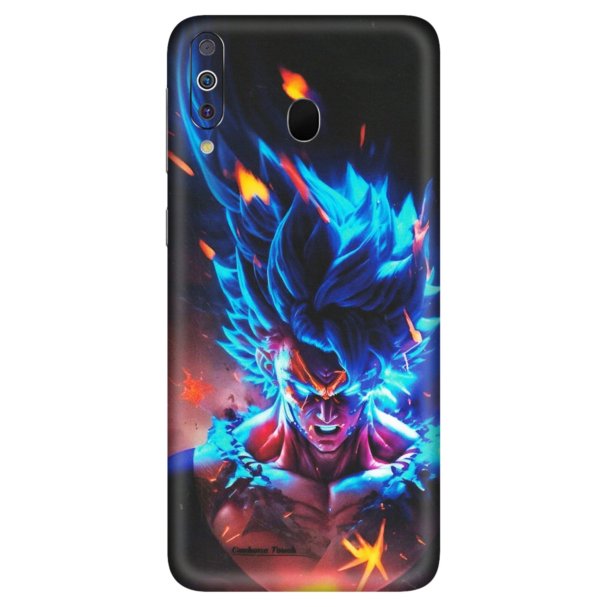 Samsung M/F/Note/Flip and C Phone Skins (All Models) - Angry Goku Dragon Ball Anime - Matte Finish (M-150) Samsung Galaxy M30