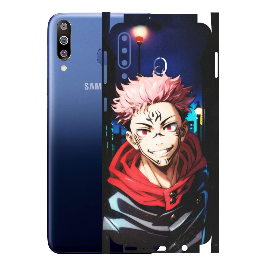 Samsung M/F/Note/Flip and C Phone Skins (All Models) - Yuji Itadori Funny Face Anime - Matte Finish (M-152) Samsung Galaxy M30