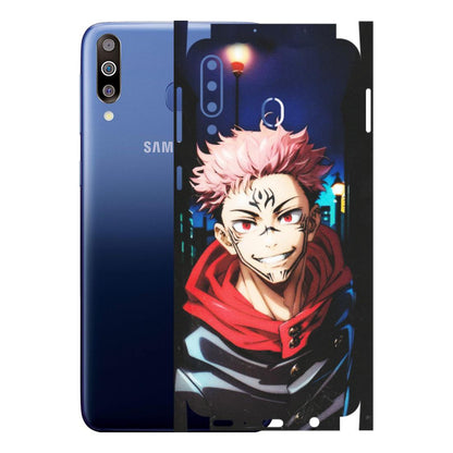 Samsung M/F/Note/Flip and C Phone Skins (All Models) - Yuji Itadori Funny Face Anime - Matte Finish (M-152) Samsung Galaxy M30