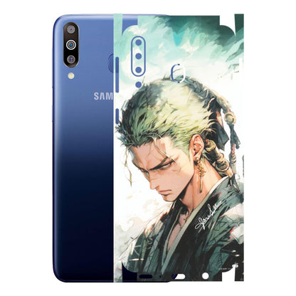 Samsung M/F/Note/Flip and C Phone Skins (All Models) - Pirate Hunter One Piece Anime - Matte Finish (M-157) Samsung Galaxy M30