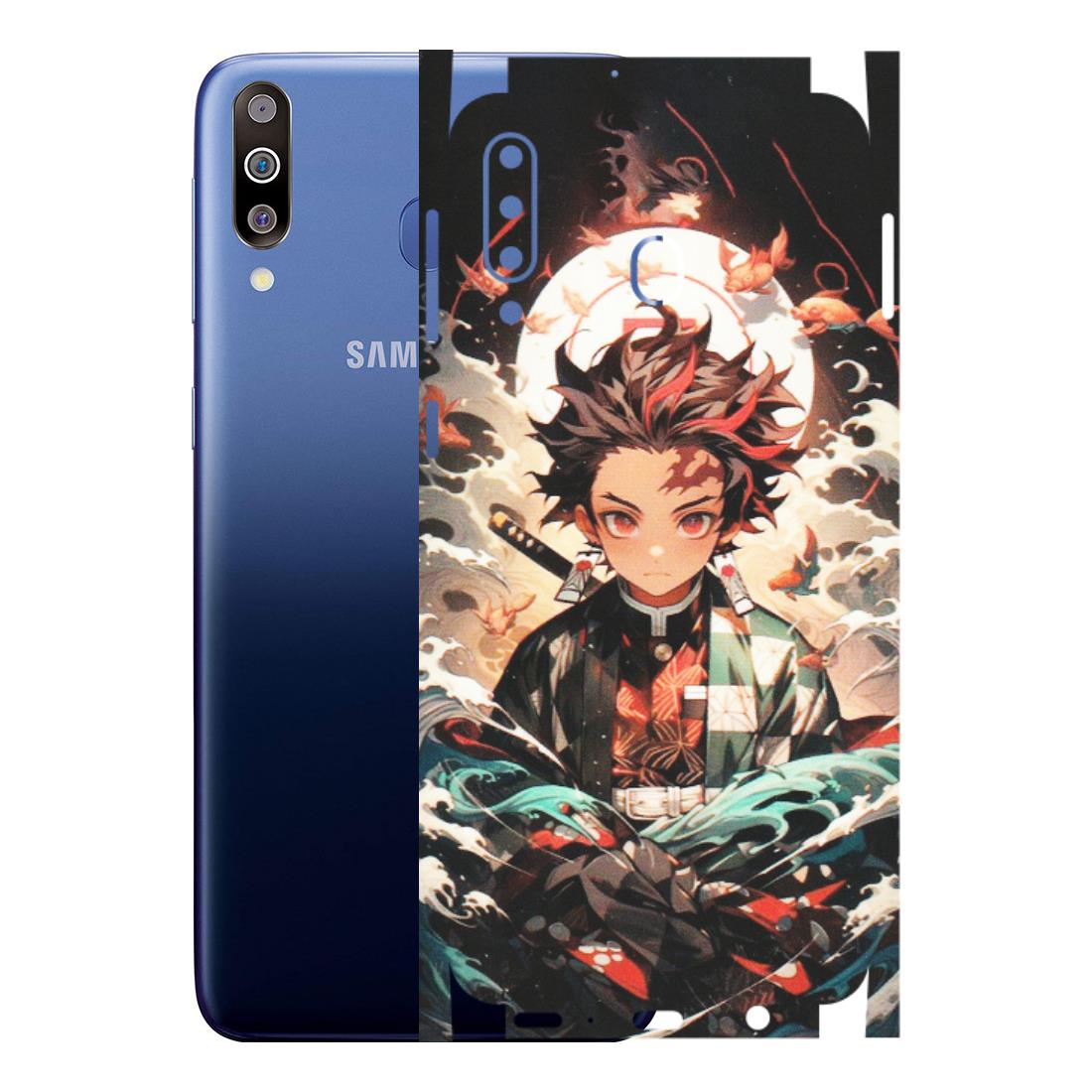 Samsung M/F/Note/Flip and C Phone Skins (All Models) - Tanjiro Demon Slayer Anime - Matte Finish (M-158) Samsung Galaxy M30